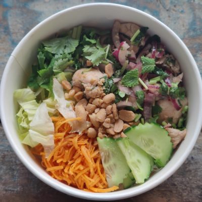Salade de seiches façon thaïe