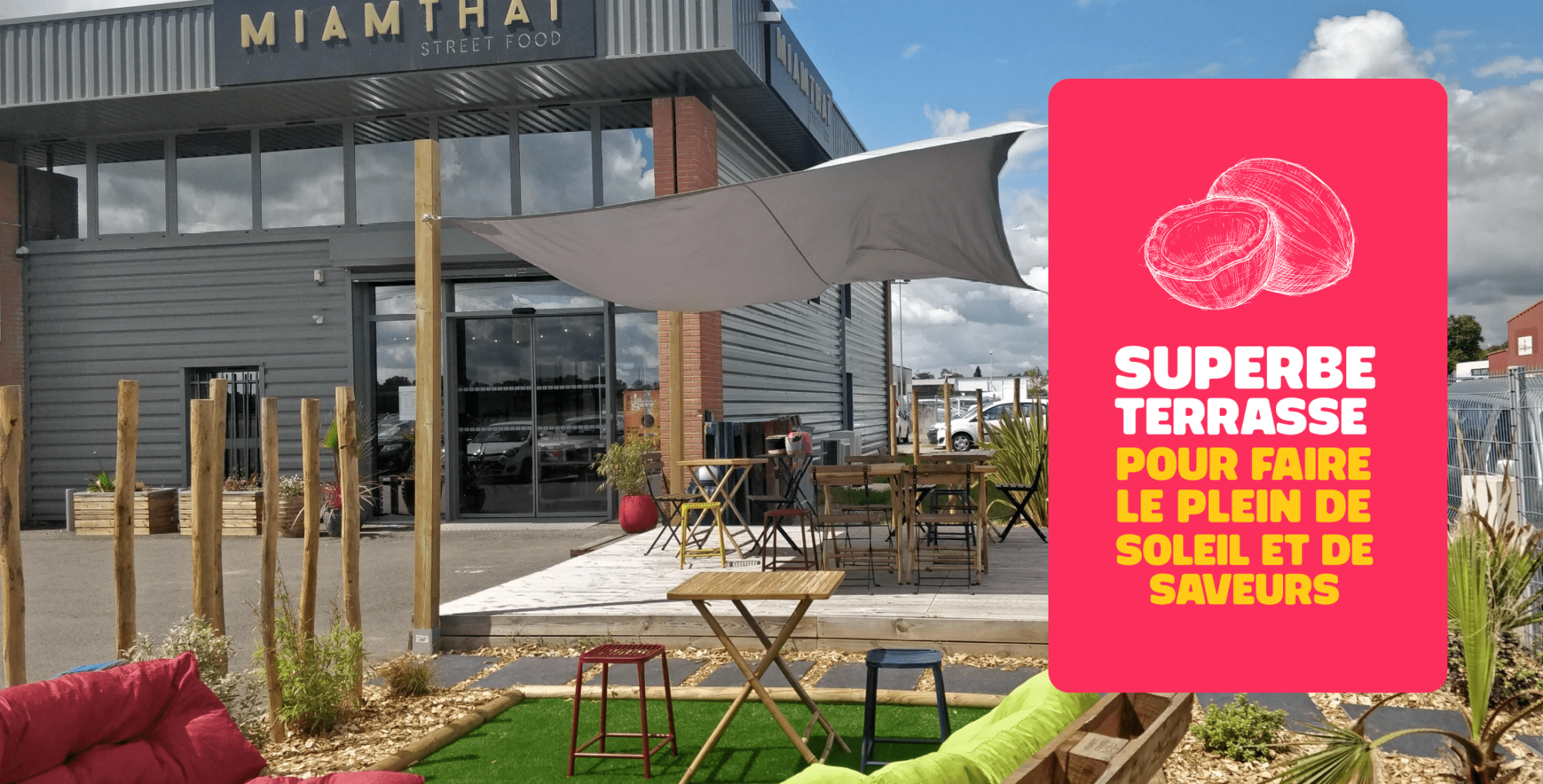 Terrasse d'été Resto Grenade