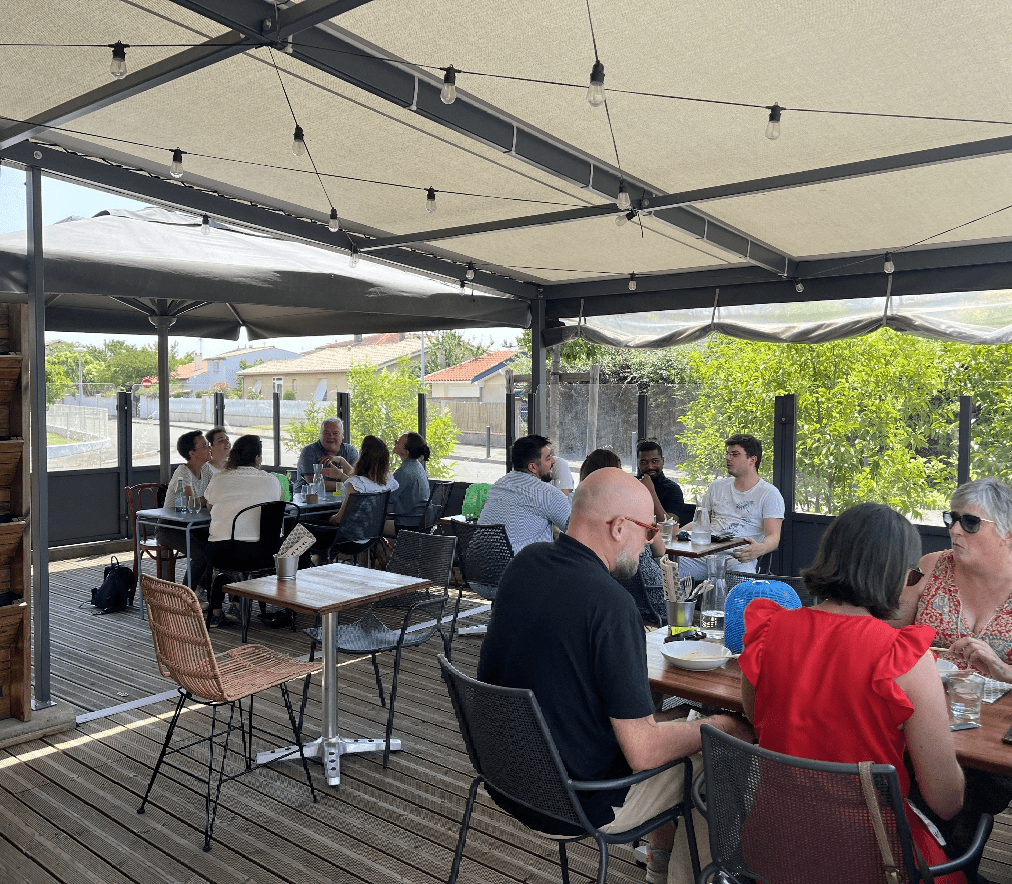 Terrasse du restaurant à Blagnac