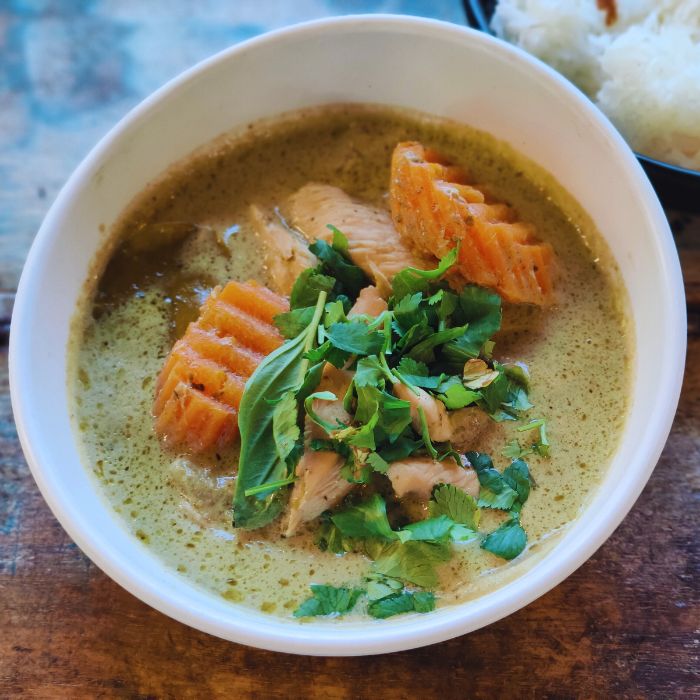 curry vert poulet
